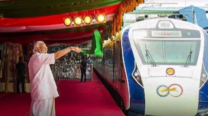 PM flags off Kerala's first Vande Bharat Express train