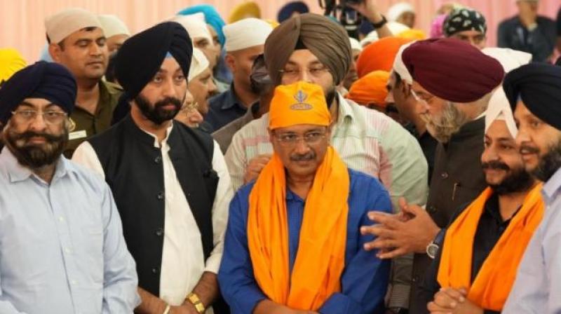 Arvind Kejriwal paid obeisance at Gurdwara Rakabganj Sahib news in hindi