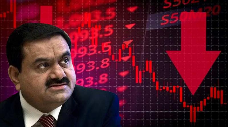 Heavy fall in shares of Adani Group companies