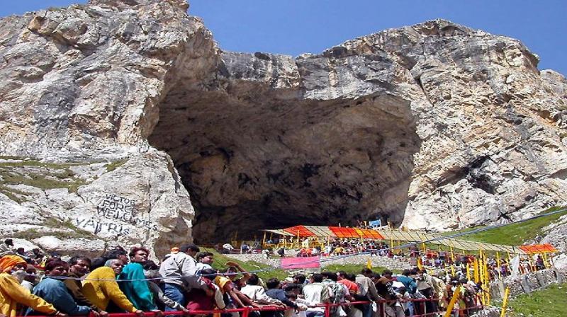 Amarnath Yatra postponed on Baltal route, rain created disturbance news In hindi