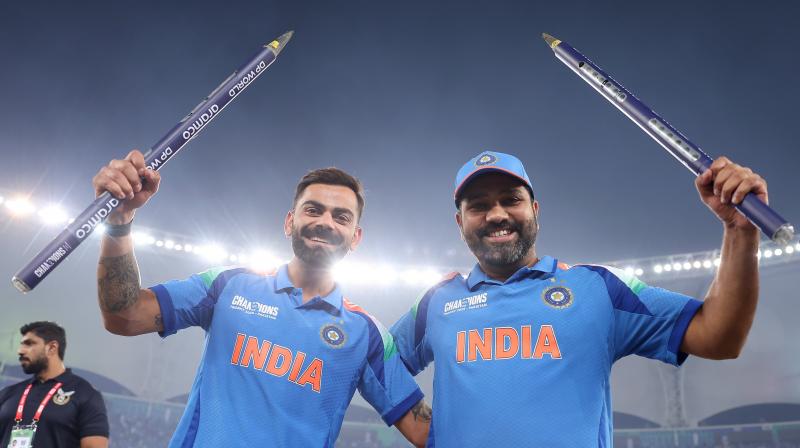 BCCI shared video of Rohit-Virat after winning the Champions Trophy news in hindi