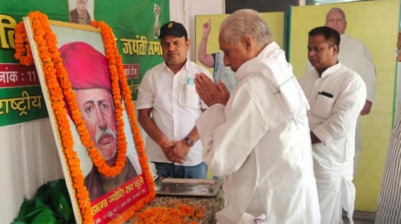 Birth anniversary of great social reformer Mahatma Jyoti Rao Phule 