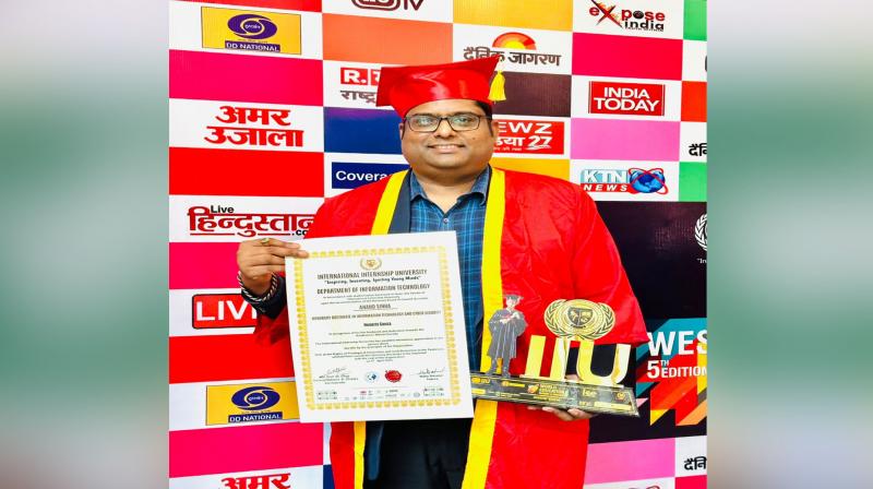 Technologist Anand Sinha gets honorary doctorate degree