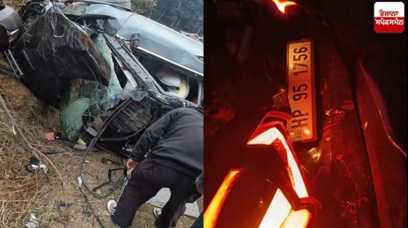 Himachal Pradesh Accident: Tragic road accident in Shimla, car fell into ditch, one dead news in hindi