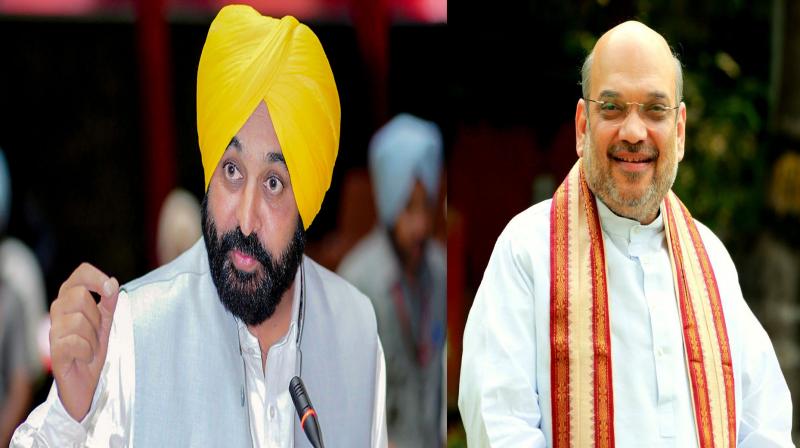 Chief Minister Bhagwant Mann will meet Union Home Minister Amit Shah today