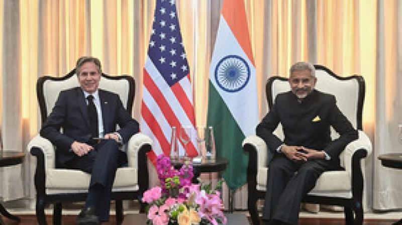 Jaishankar met US Secretary of State Antony Blinken (फोटो साभार PTI)