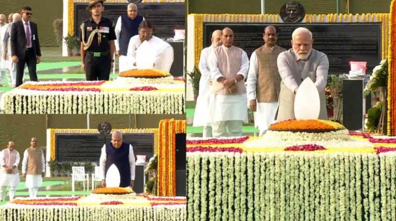 PM Modi, President Murmu, NDA leaders pay tribute to the former prime minister