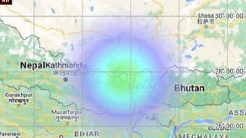 4.3 magnitude earthquake in Sikkim