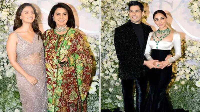 Fans raised questions after seeing Alia-Neetu at Siddharth-Kiara's reception,