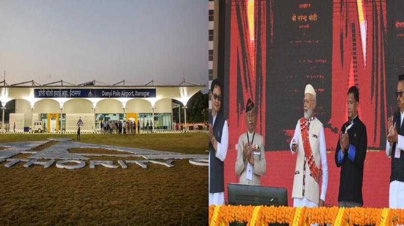 PM inaugurates first airport in Arunachal Pradesh