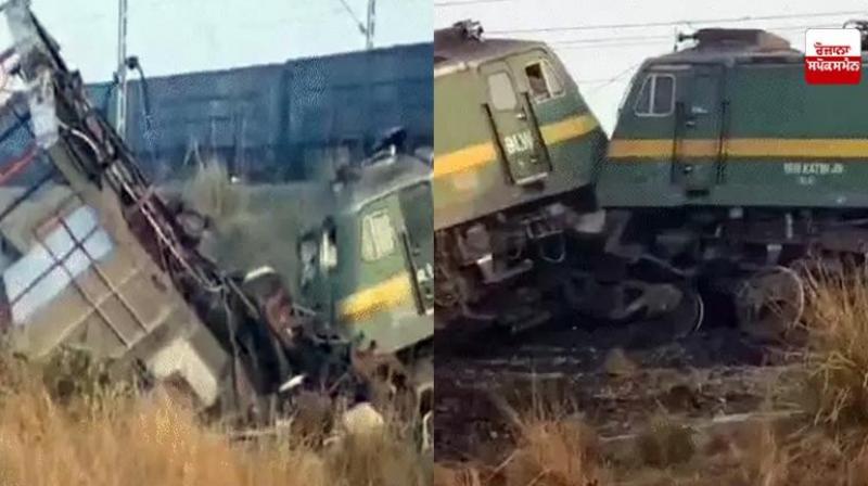 Fatehpur Train Accident  two goods trains collide loco pilot injured News In Hindi