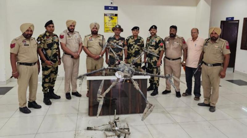 Pakistani drone recovered near international border in Punjab