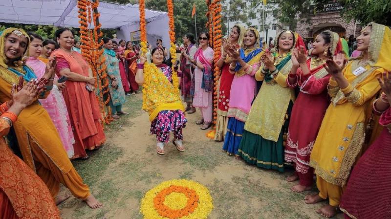 Hariyali Teej 2025 Date Muhurat, Puja Rituals and how to celebrated news in hindi