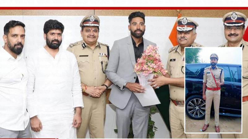 Mohammad Siraj became DSP in Telangana took charge News In Hindi