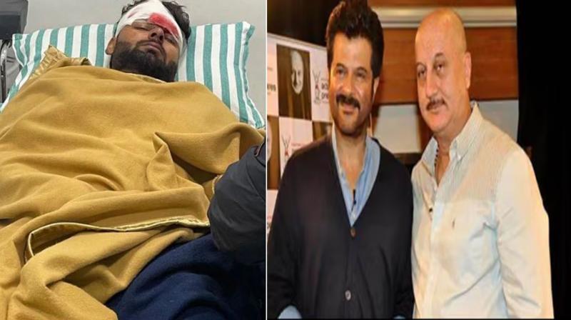 Anil Kapoor and Anupam Kher came to meet Rishabh Pant, Rishabh's heart was entertained in the hospital