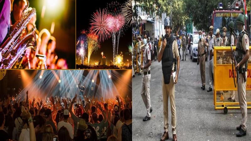 New Delhi: Heavy security arrangements in Delhi for New Year celebrations