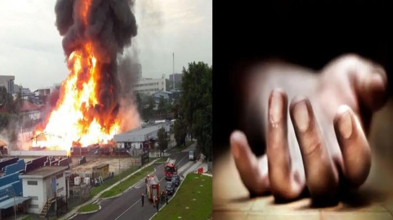 Major fire in a factory in Singapore, one Indian citizen died