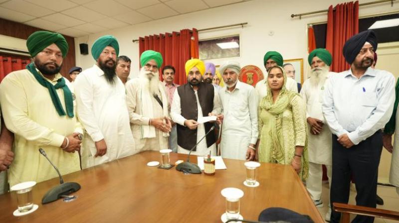  Punjab News: Meeting of CM Bhagwant Maan and farmers in Chandigarh 