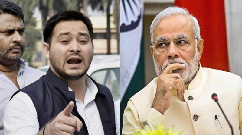  pm narendra modi can meet Priyanka Chopra but not farmers Tejashwi Yadav targets PM modi