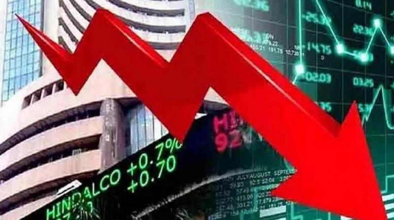 Sensex down 393 points in early trade