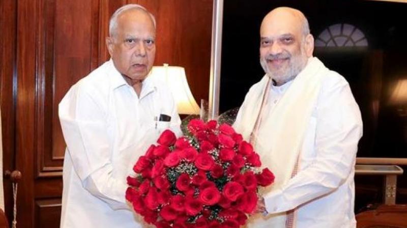 Punjab Governor Banwari Lal Purohit meets Amit Shah News in hindi