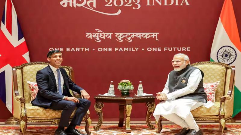 Bilateral meeting between Prime Minister Modi and British Prime Minister Sunak