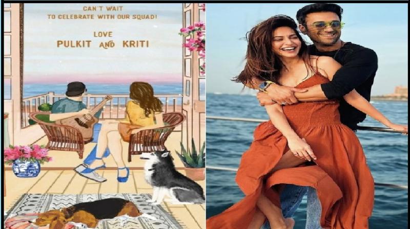 Pulkit Samrat and Kriti Kharbanda wedding card went viral news in hindi