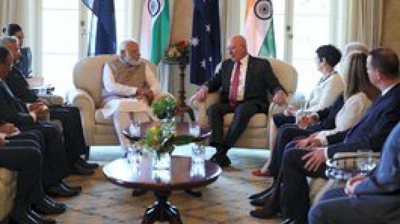 PM Modi meets Governor General of Australia David Hurley