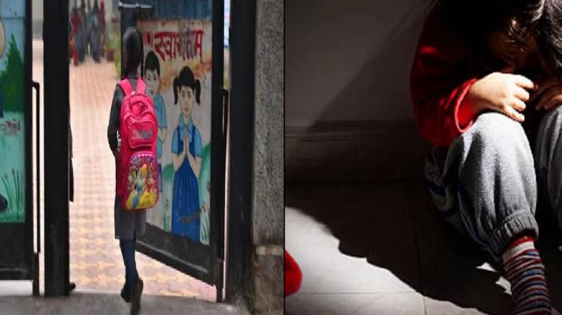 Delhi: The cruel teacher first attacked the girl student with scissors, then threw her down from the roof