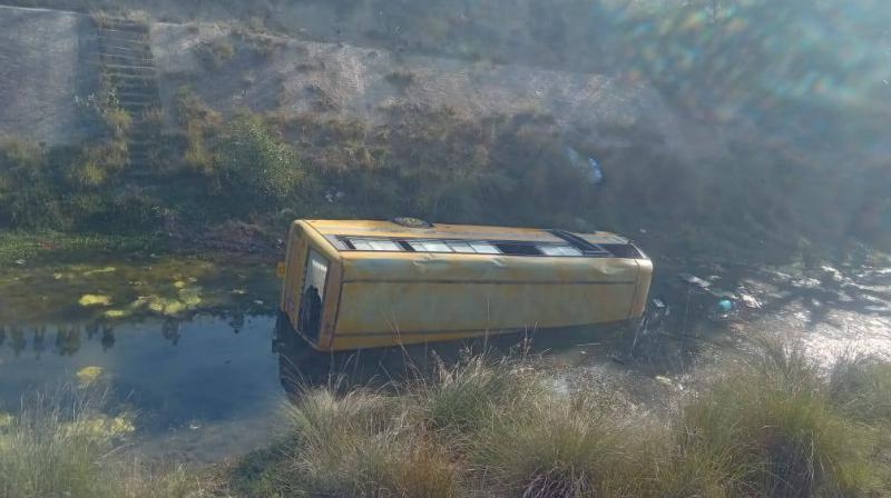 Kaithal school bus accident, bus fell into SYL news in hindi