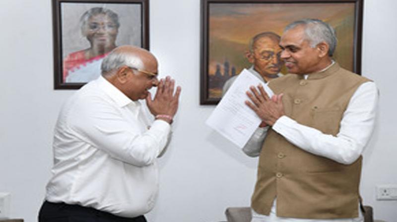 Gujarat Chief Minister Bhupendra Patel submits resignation, BJP Legislature Party meeting on Saturday