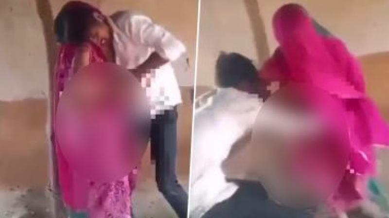 Now brutality with woman in Rajasthan: husband and in-laws paraded her naked