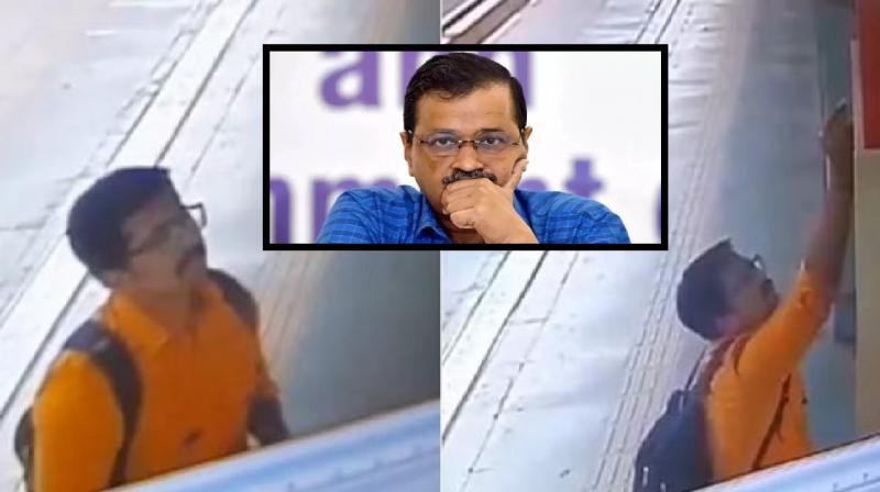 Police arrest accused for writing threatening graffiti against Delhi CM Arvind Kejriwal News In Hindi