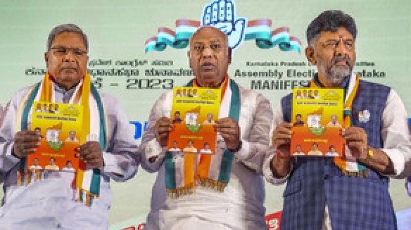 Congress releases manifesto for Karnataka elections