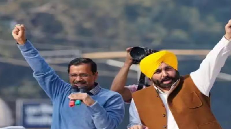 Kejriwal and Bhagwant Mann started 'CM The Yogashala' in Punjab