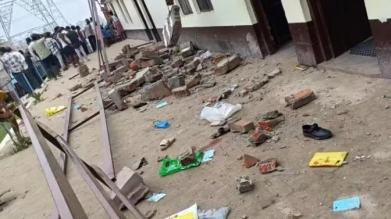 UP News: accident with school children in Barabanki! 40 children injured in school balcony collapse, 5 in critical condition