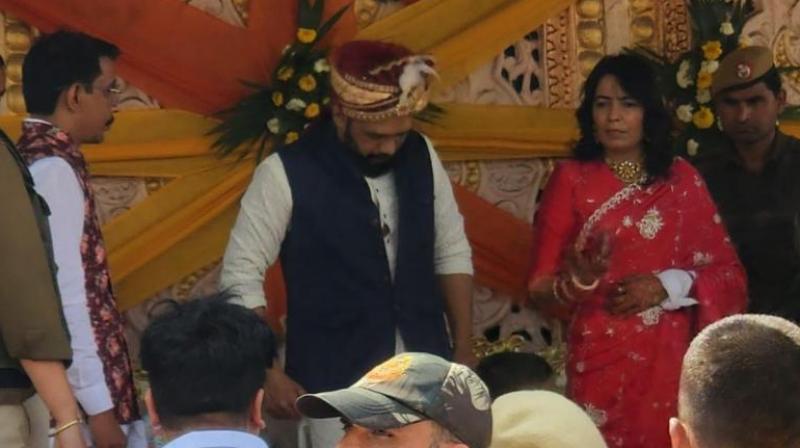 Gangster Kala Jathedi and Lady Don Anuradha Chaudhary tie the knot News In Hindi