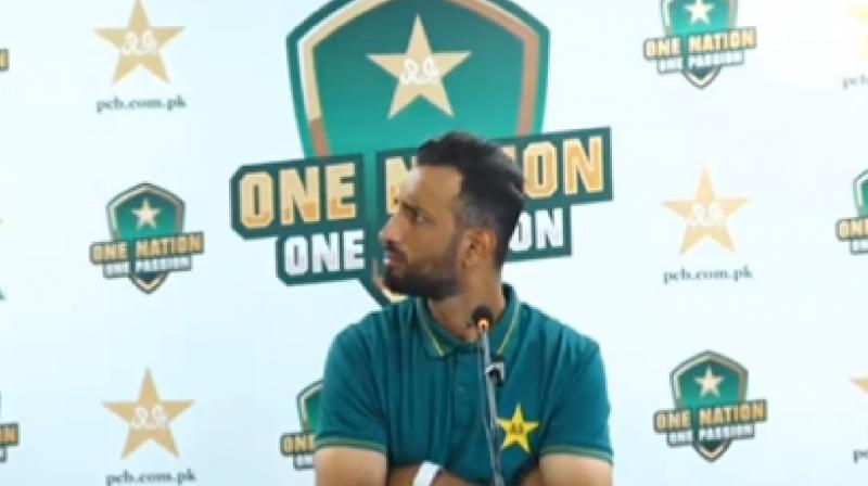 Pakistani captain Shan Masood in press conference awkward moment PCB latest news in hindi