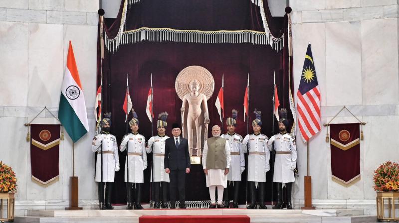 PM Modi formally welcomed the Prime Minister of Malaysia news in hindi