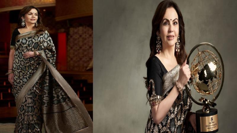 Nita Ambani honored with 'Beauty with a Purpose Humanitarian Award' news in hindi