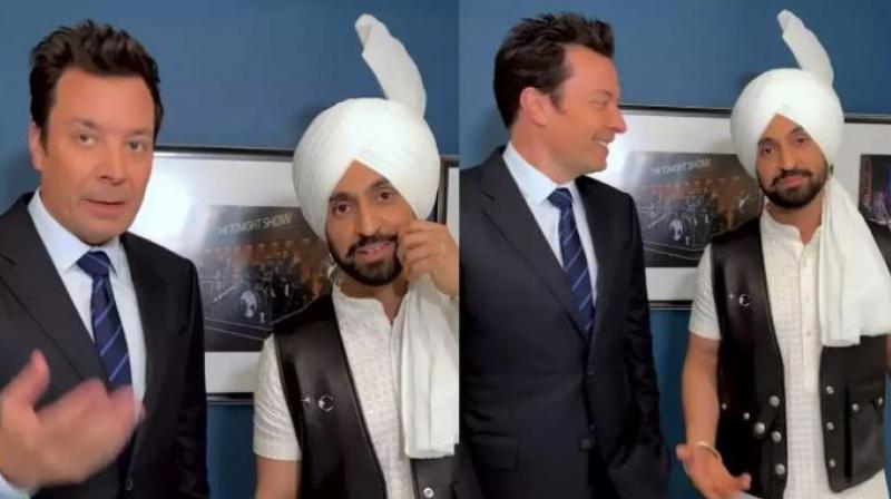 Diljit Dosanjh taught Punjabi to Jimmy Fallon news in hindi