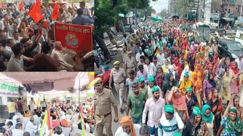 Farmers Protest in Different States