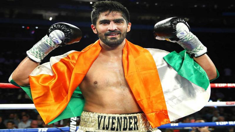 Vijender Singh invites Floyd Mayweather for a fight news in hindi