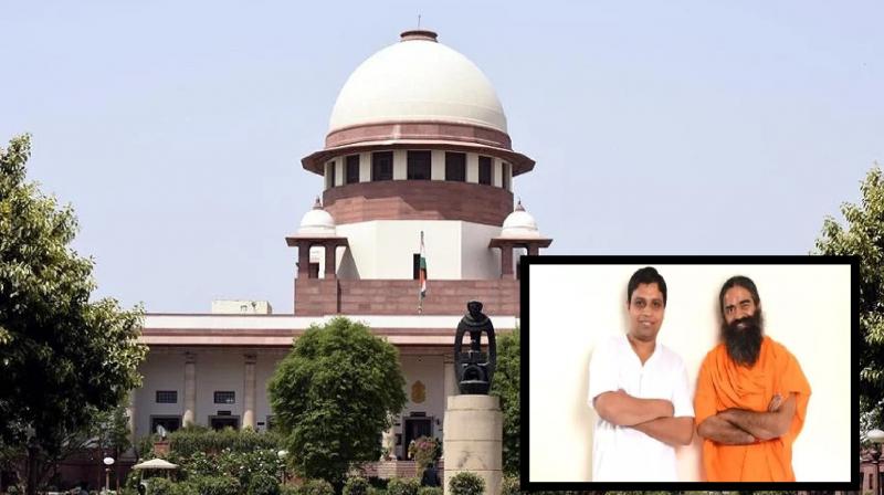 SC strict stance in Patanjali advertisement case news in hindi