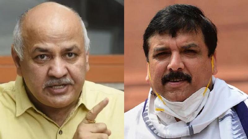 Judicial custody of Sanjay Singh and Manish Sisodia extended again in Delhi excise policy case News in  hindi