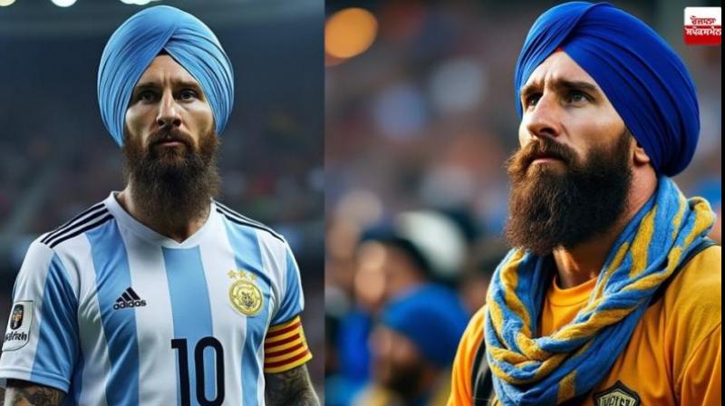 If Lionel Messi ties a turban pictures going viral