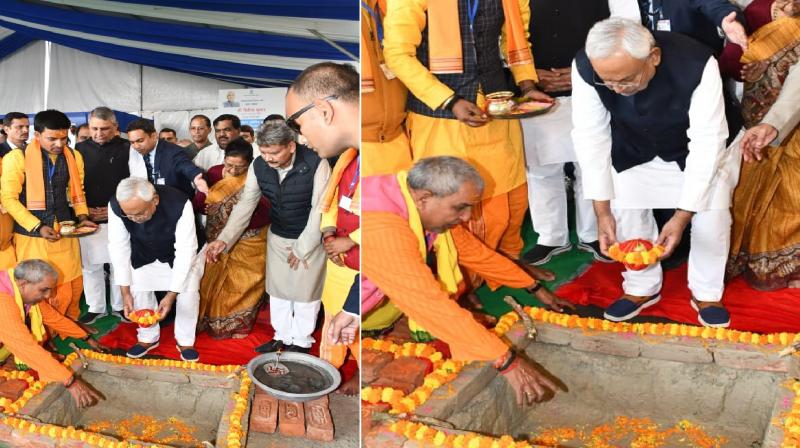 Chief Minister laid the foundation stone of milk production plant in Gopalganj news in hindi