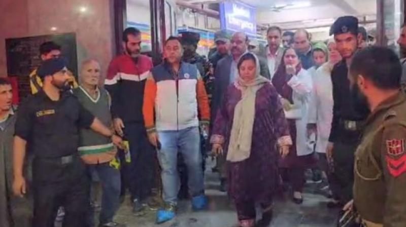 Deputy CM and Health Minister reached hospital grenade attack news in hindi