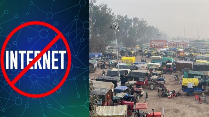 Internet shut down in 3 districts of Punjab in view of farmers' march to Delhi