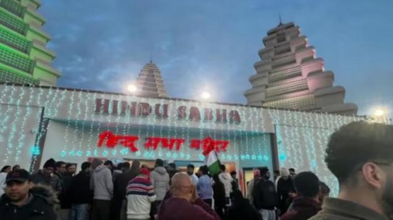 Brampton Hindu Temple Attack News In Hindi